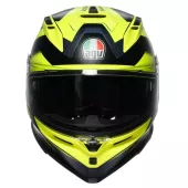 Integralny kask AGV K7 E2206 GLIMPSE BLACK/YELLOW FLUO