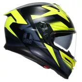 Integralny kask AGV K7 E2206 GLIMPSE BLACK/YELLOW FLUO