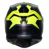 Integralny kask AGV K7 E2206 GLIMPSE BLACK/YELLOW FLUO