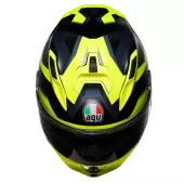 Integralny kask AGV K7 E2206 GLIMPSE BLACK/YELLOW FLUO
