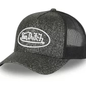 Czapka damska Von Dutch Trucker Glitter black