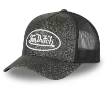 Czapka damska Von Dutch Trucker Glitter black