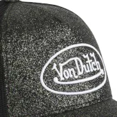Czapka damska Von Dutch Trucker Glitter black