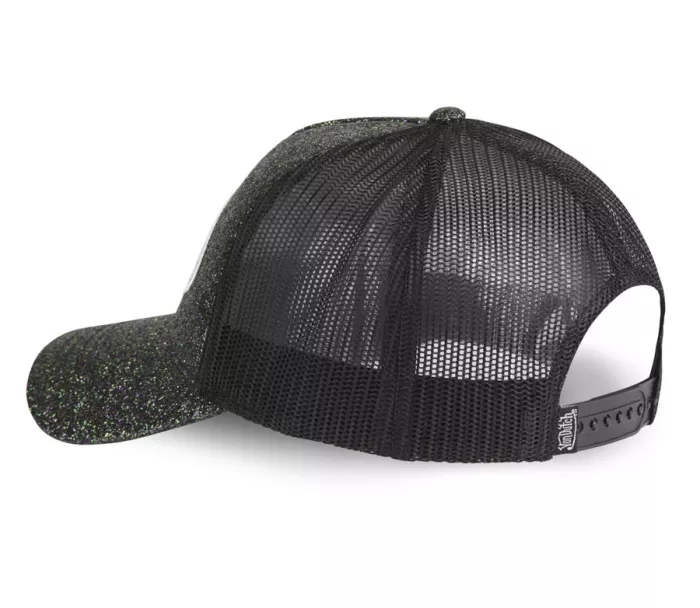 Czapka damska Von Dutch Trucker Glitter black