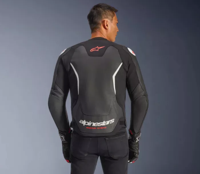 Kurtka skórzana Alpinestars GP Force V2 black/white