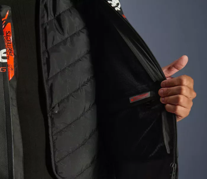 Kurtka skórzana Alpinestars GP Force V2 black/white