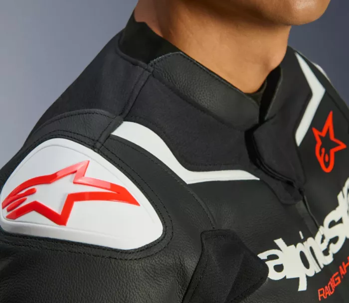 Kurtka skórzana Alpinestars GP Force V2 black/white