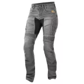 Damskie jeansy motocyklowe Kevlar Trilobite Parado szare (przedłużone) rozmiar 36