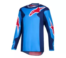 Koszulka motocrossowa Alpinestars Fluid Grid blue/red