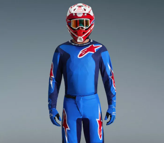 Alpinestars Fluid Grid blue/red vel. M