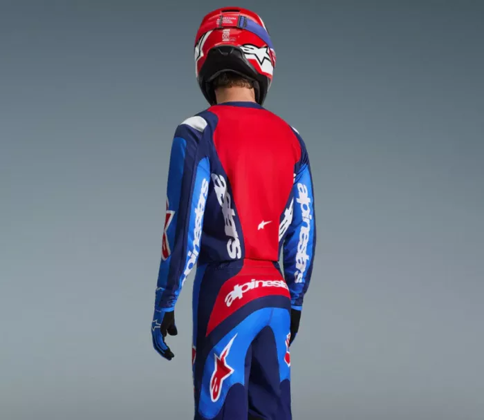Alpinestars Fluid Grid blue/red vel. M