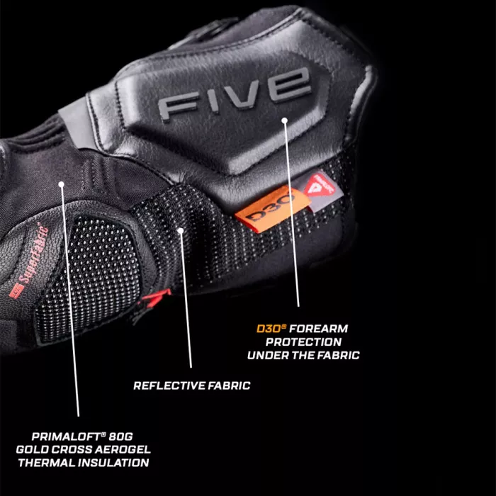 Rękawiczki podróżne Five GT1 Evo GTX black
