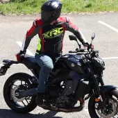 Kurtka motocyklowa XRC Haderg czerwona / czarna / biała / fluo