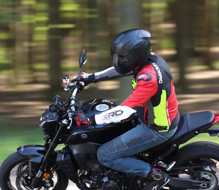 Kurtka motocyklowa XRC Haderg czerwona / czarna / biała / fluo