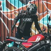Kurtka motocyklowa XRC Haderg 2.0 czarno/szara/czerwona