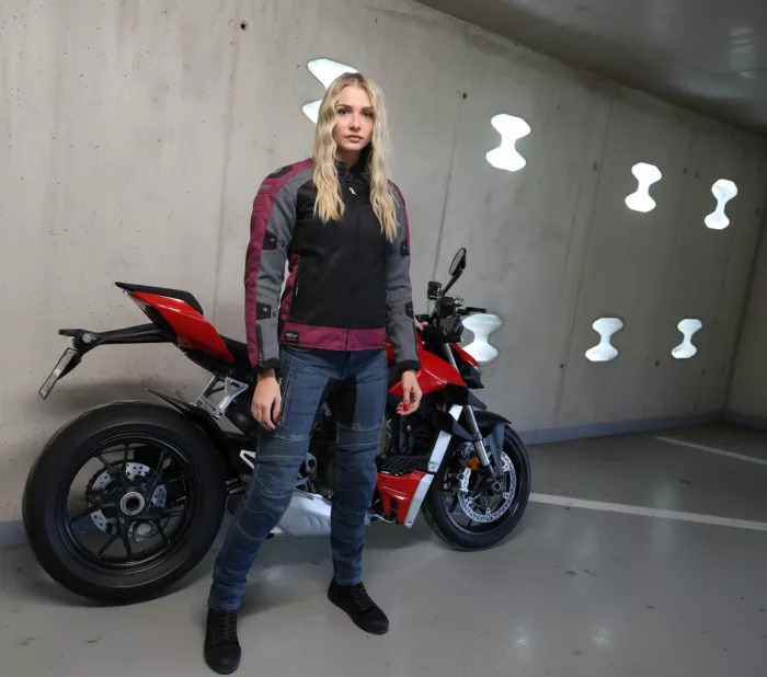 Kurtka damska XRC Haderg AIR 2.0 ladies jacket blk/grey/dark purple