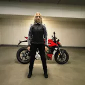 Kurtka motocyklowa damska XRC Haderg AIR 2.0 ladies jacket fluo/grey