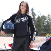 Damska kurtka motocyklowa XRC Haderg blk/biała