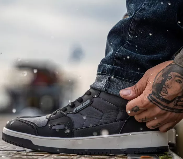 Męskie buty motocyklowe Falco Harlem grey