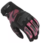 Macna Haros 2.0 black/bordeaux/pink gloves lady vel.XL