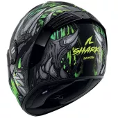 Integralny kask Shark KGA SPARTAN RS SHAYTAN Black Green Grey