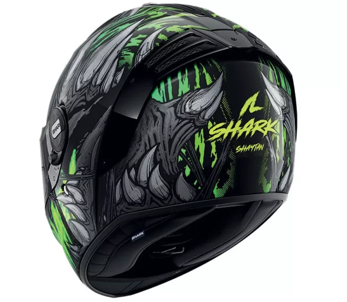 Integralny kask Shark KGA SPARTAN RS SHAYTAN Black Green Grey