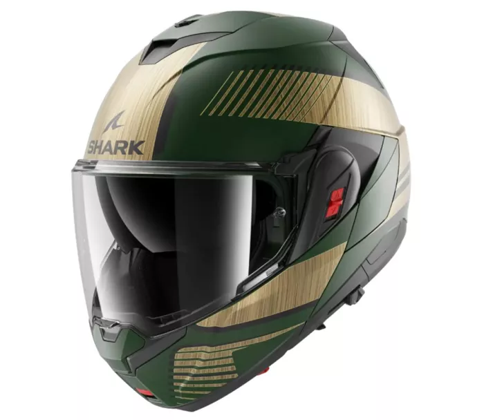 Kask motocyklowy typu flip-up Shark GUQ OXO SIKTER Mat