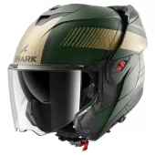 Kask motocyklowy typu flip-up Shark GUQ OXO SIKTER Mat