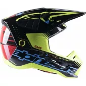 Kask motocrossowy Alpinestars S-M5 Action czarno/żółty połysk