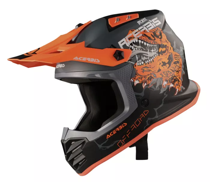Acerbis Profile junior nero/arancio fluo vel. YM