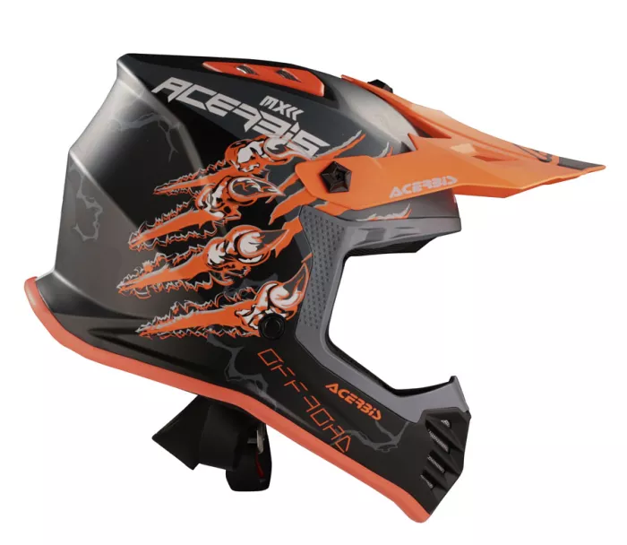 Acerbis Profile junior nero/arancio fluo vel. YM