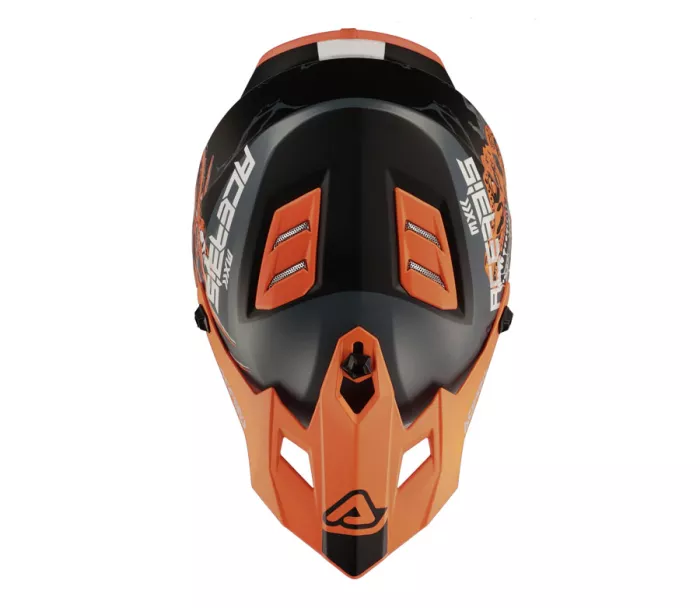 Acerbis Profile junior nero/arancio fluo vel. YM