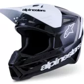 Alpinestars 830 0726 1546 SM3 Radium black/white/grey glossy helmet vel. S