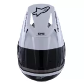 Alpinestars 830 0726 1546 SM3 Radium black/white/grey glossy helmet vel. S