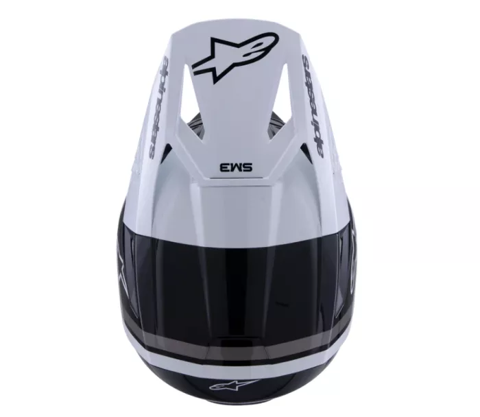 Alpinestars 830 0726 1546 SM3 Radium black/white/grey glossy helmet vel. S