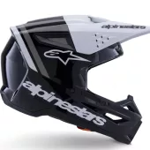 Alpinestars 830 0726 1546 SM3 Radium black/white/grey glossy helmet vel. S