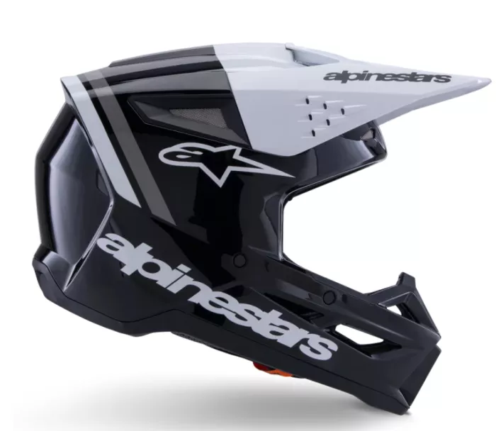 Alpinestars 830 0726 1546 SM3 Radium black/white/grey glossy helmet vel. S