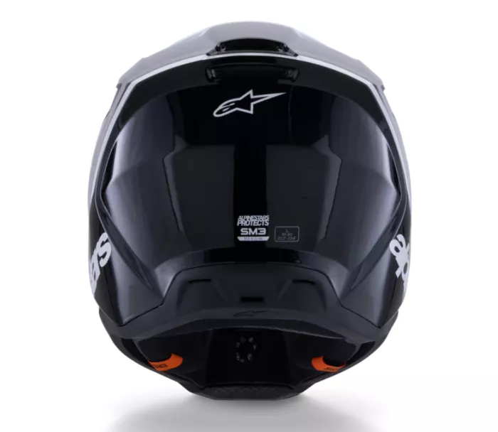 Alpinestars 830 0726 1546 SM3 Radium black/white/grey glossy helmet vel. S