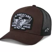 Czapka Alpinestars Heritage patch Trucker brown/black