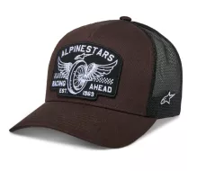 Czapka Alpinestars Heritage patch Trucker brown/black
