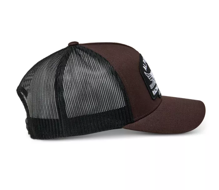 Czapka Alpinestars Heritage patch Trucker brown/black
