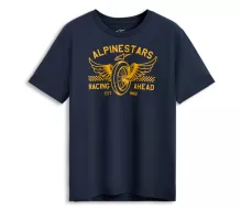 Koszulka Alpinestars Heritage patch navy