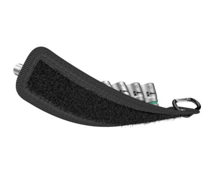 WERA Socket belt with 1/4" drive hex sockets - Metric