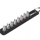 WERA Socket belt with 1/4" drive hex sockets - Metric