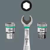WERA Socket belt with 1/4" drive hex sockets - Metric