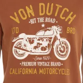 Koszulka męska Von Dutch Hit light coffee