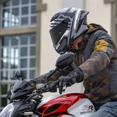 Kask motocyklowy Caberg Drift Evo II Horizon matt grey/black/white