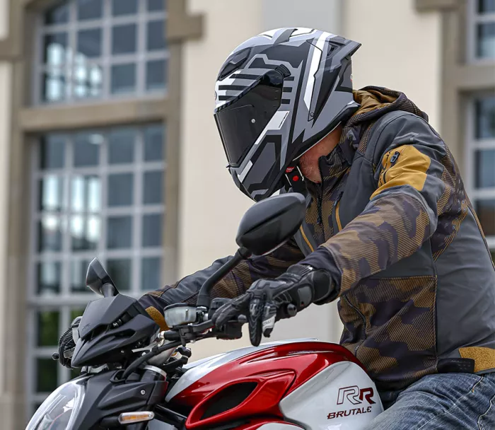 Kask motocyklowy Caberg Drift Evo II Horizon matt grey/black/white