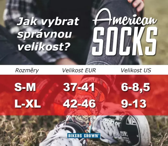 Designerskie skarpetki American Socks AS211 Horror Time w rozmiarze S-M