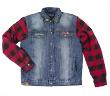 Rusty Pistons RPSWM16 Hoxie 2.0 męska czerwona kurtka motocyklowa rozmiar 3XL